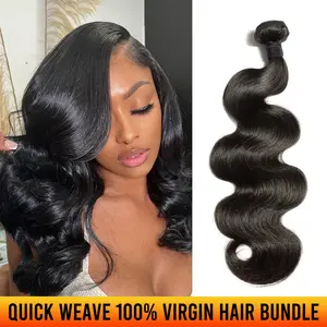 Ygwigs Cambodia Virgin Hair Bundles Sew in Extensions Body Wave