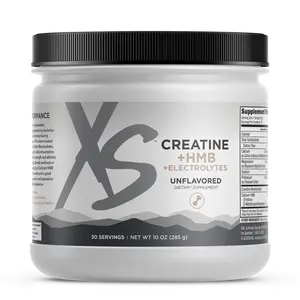 XS Creatine+ Triple Action Formula | Unflavored Creatine Powder with Calcium HMB & Electrolytes
