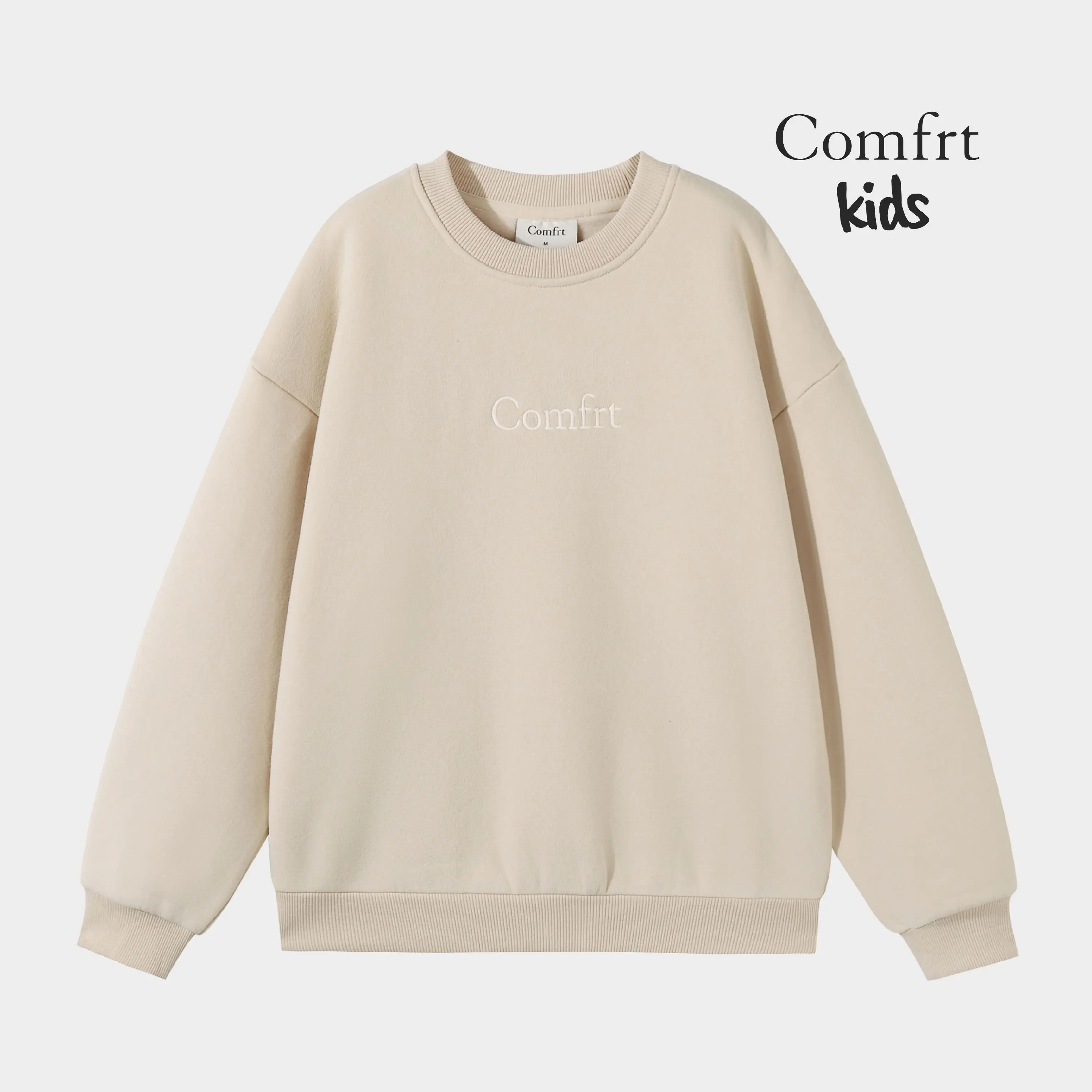 Comfrt | Signature Kids Crew | Soft Oversized Kids Crewneck Sweatshirt