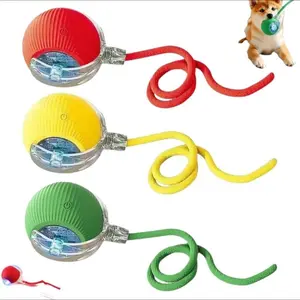 Smart Rolling Pet Toy, Automatic Rolling Ball, 360° Self-Rotating Light Ball with LED Lights, 3 Play Modes, Suitable for Cats and Dogs, USB Rechargeable Interactivetoy