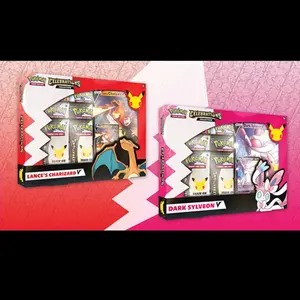 Pokemon TCG: Celebrations Dark Sylveon & Lance’s Charizard Case!