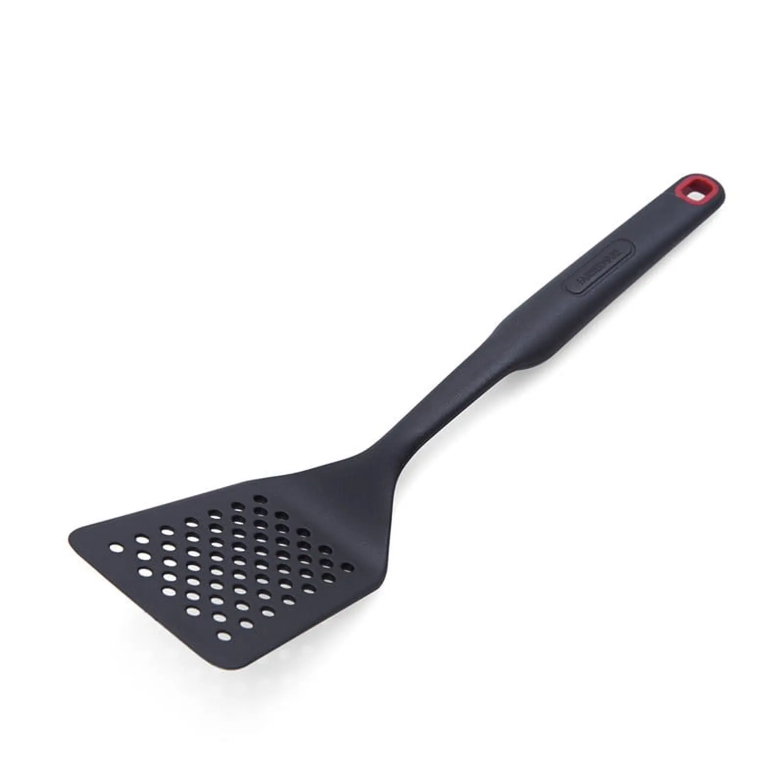 Farberware Black Nylon & Plastic Slotted Turner, Kitchen Utensil for Cooking Tasks (Part of Kitchen Utensils Set Compatibility)