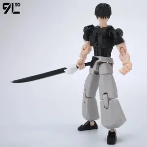 9L3D Printed Jujutsu Kaisen Fushiguro Toji Anime Multi-Jointed Shapeshift Toys Action Figures Mannequin Model Ornaments Gift Toy