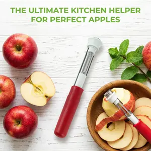 2-in-1 Apple Corer & Peeler | Durable Stainless Steel Tool for Easy Fruit Prep
