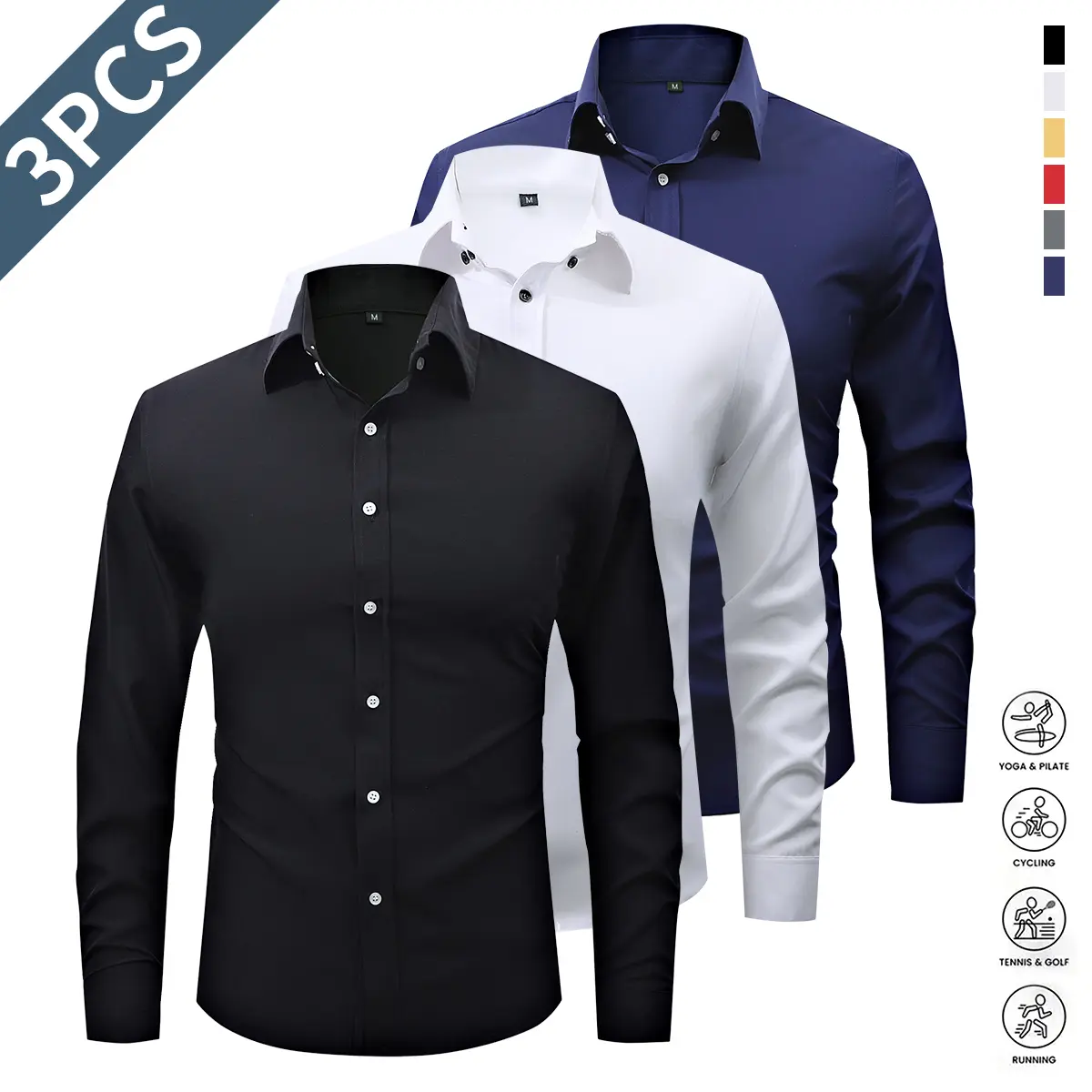 Black + White + Navy Blue