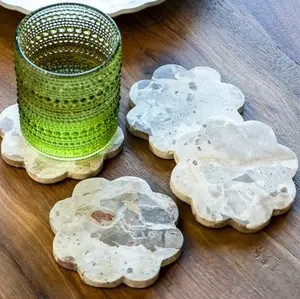 Marble Scalloped Coaster