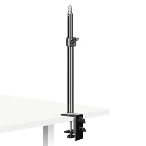 Desk Mount Stand DSLR Camera C Clamp Light Stand Photographic Light Boom Stand  for Phone Video Ring Light Zoom