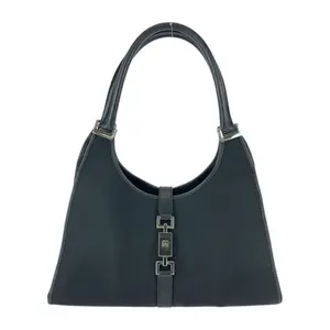 Pre-owned GUCCI Canvas Shoulder Bags Jackie Leather 2way Bag