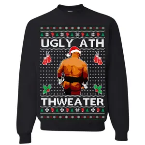 Ugly Christmas Sweater Mike Tyson Ugly Ath Thweater Unisex Sweatshirt