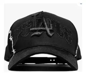 Gallo Fino x Tito Double P “LA People” Premium Streetwear Snapback – Black Adjustable Unisex Hat for Men & Women Featuring Bold LA Embroidery and Clean Urban Design Inspired by Modern Street Fashion