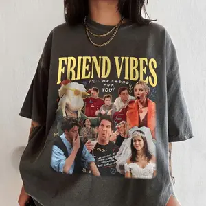 Friends Sitcom Vibes T-Shirt, Classic TV Show Graphic Tee, Vintage Friends Fan Shirt, Retro Comedy Series T-Shirt, Famous Quote Ill Be There For You Tee, Nostalgic TV Lover T-Shirt, Fun Pop Culture Shirt