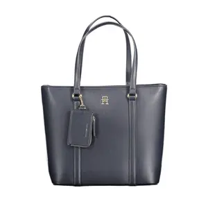 Tommy Hilfiger Blue Polyester Handbag