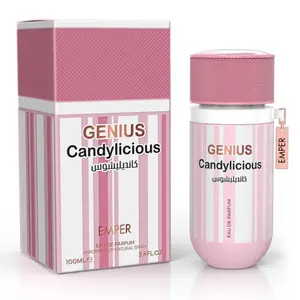 Genius Candylicious Emper Eau de Parfum 3.4oz Made in UAE 100ML Natural Spray Perfume