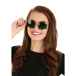 Green Rimless Shamrock Glasses - St Patrick's Day - Costume Accessories