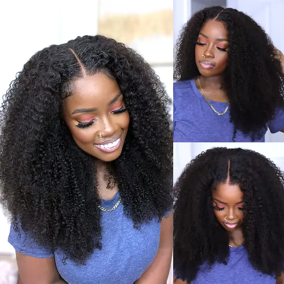 Afro Curly Glueless Wig