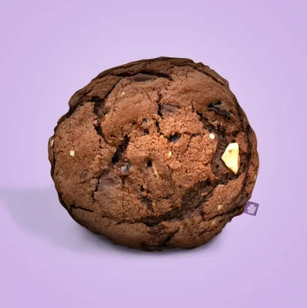 Cookie Pillow | All About Vibe – Life-Like 3D Chocolate Cookie Throw Pillow | Funny Cozy Room Decor & Foodie Gift | Soft & Huggable, Made in USA