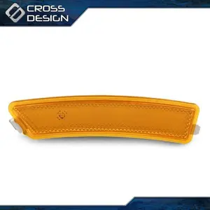 CROSSDESIGN Front Bumper Left Side Marker Reflector Lamp Fit For 2013-2016 Lincoln MKZ