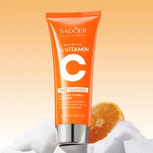 5X Vitamin C Face Wash with Niacinamide & Centella Asiatica 100g - Gently Shrinks Pores, Refreshing Oil Control, Improves Dull Skin skincare  korean