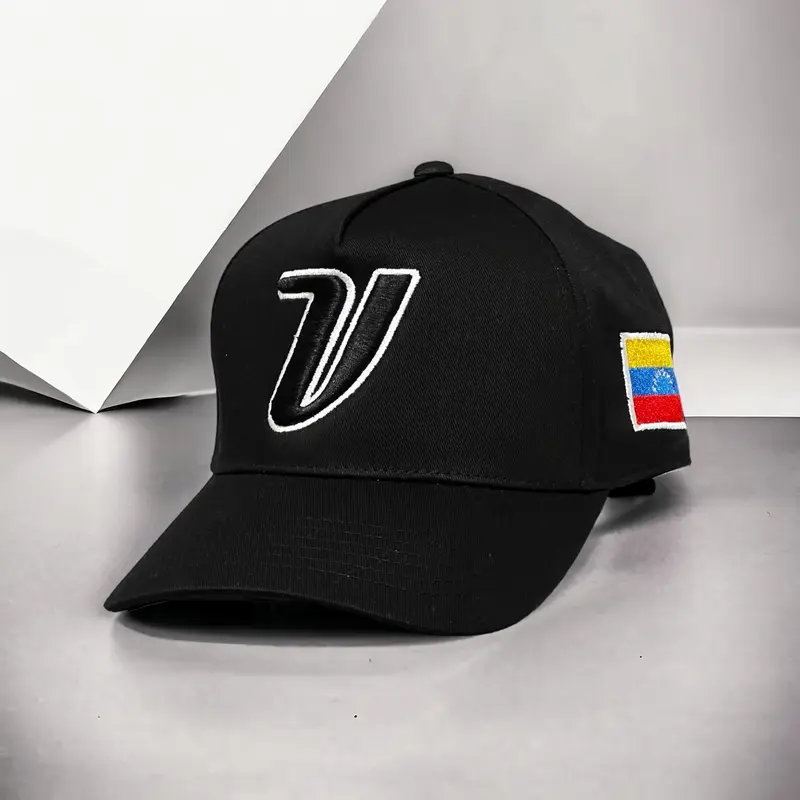 Venezuela Baseball Snapback Hat - Lightweight Durable Unconstructed Design with Embroidered Eyelets, Available in Various Colors, Unisex Fit
