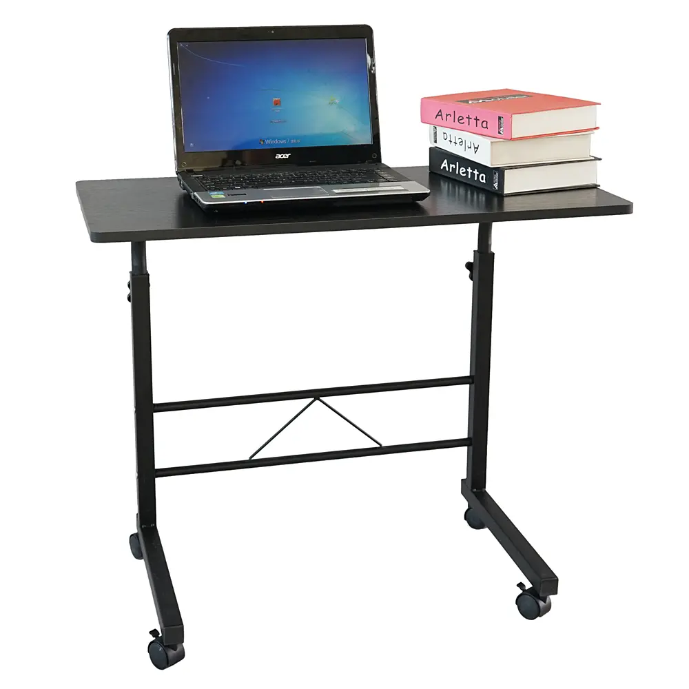Karlhome removable P2 15MM Chipboard & Steel Side Table Black