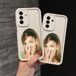 A-Ariana G-Grande Phone Case Suitable for Samsung Galaxy S26 S25 S24 A26 A36 A17 A07 A55 A35 A06 A05 A14 A24 A34 A54 A16 A05S A25 A15 A23 A33 A53 A73 A13 A04E A04 S23 S22 S21 S20 FE Ultra Plus 4G 5G Anti Fall Soft TPU Back Cover