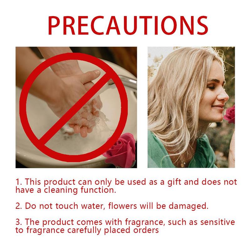 Artificial Rose Soap Flower Bouquet, 1 Count Romantic Lace Faux Rose Flower Bouquet, Gift for Women, Birthday Gift, Party Decoration