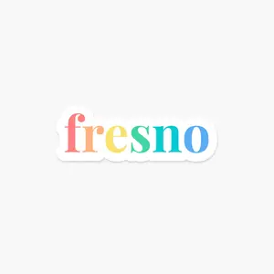 Fresno, California Sticker
