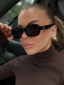 Women's Square Lens Sunglasses, Trendy Casual Sunglasses, Casual Daily Wear, Lightweight Comfortable Frame, Outdoor Sports First Choice, Stylish and Versatile