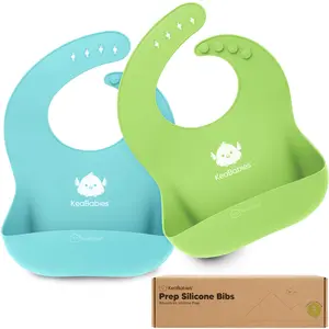 2-Pack Prep Silicone Bibs