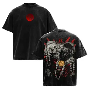 Grand Regent Thragg Viltrumite Empire Washed T-Shirt, Invincible Comics Graphic Vintage Tee, Heavyweight Cotton Oversized Streetwear, Unisex Anime Merch Clothing, Retro TV Show Fan Gift, Double Printed Premium Fabric Top