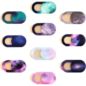 Camera Cover Slide (10-Pack) - Ultra-Thin Colorful  Webcam Stickers for MacBook, iPad, Laptop & Tablet - 0.7mm Slim Protector