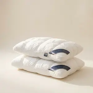 Havnna Hotel Pillow - 2pcs/4pcs Cervical Anti-Allergic Pillows for Sleeping, Non-Collapse Support, Neck Care for Side/Supine Sleepers, Summer Neck Rest Cushion