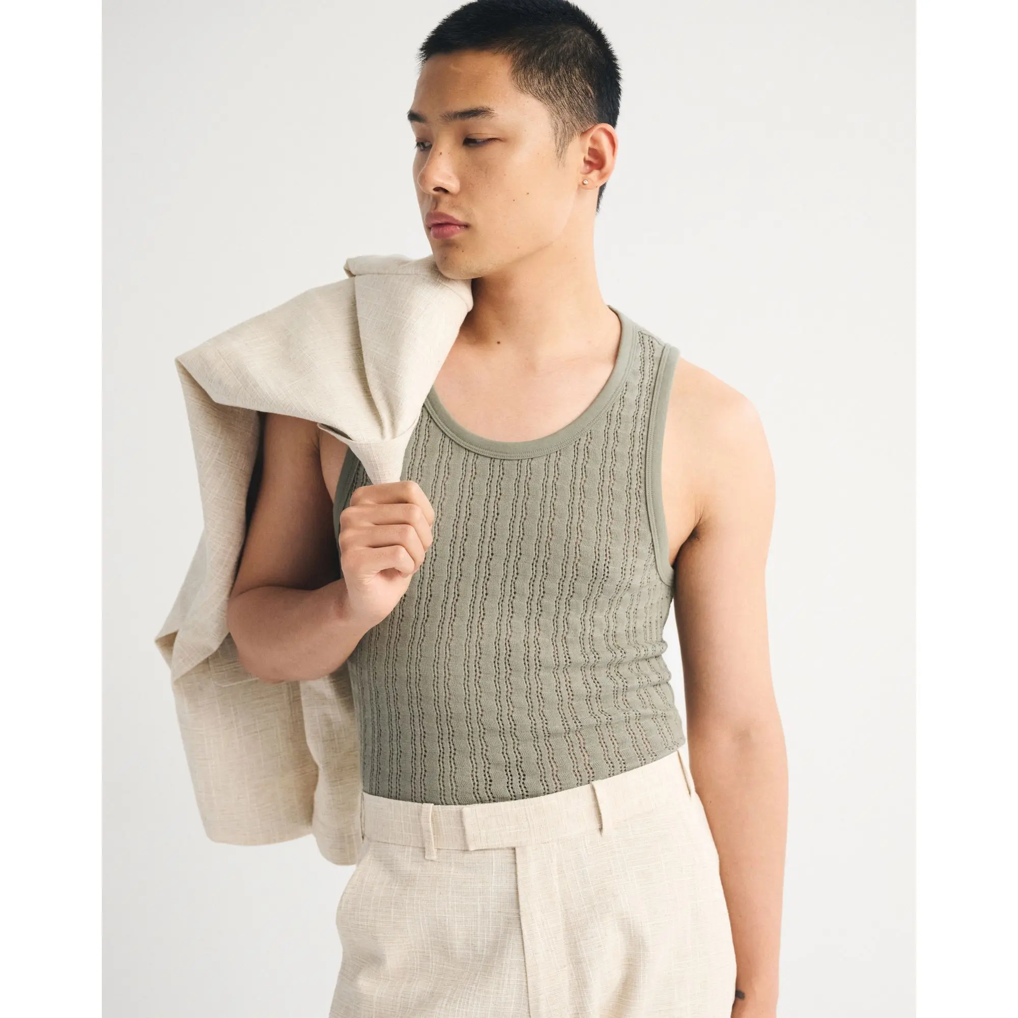 Abercrombie & Fitch Pointelle Tank