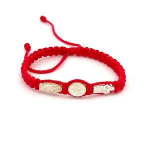 St Jude, Guadalupe and St Benedict Bracelet