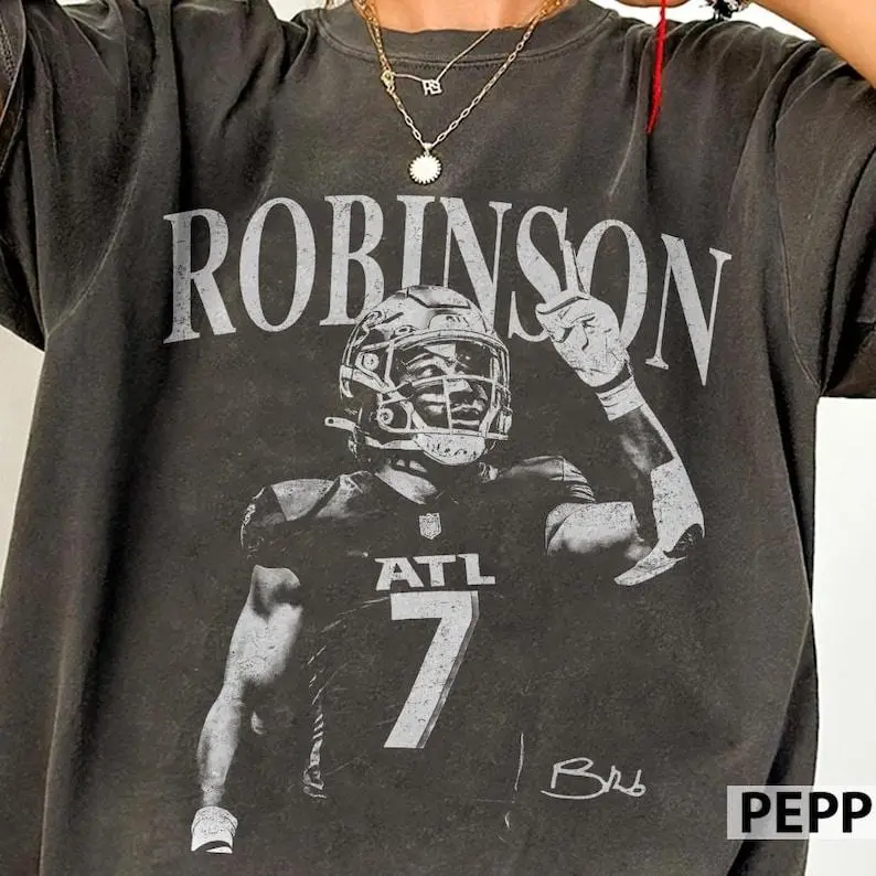 Bijan Robinson Football Vintage Comfort Colors Shirt