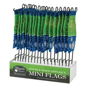 Daisy Mini Flag and Pole with Monogram Letters