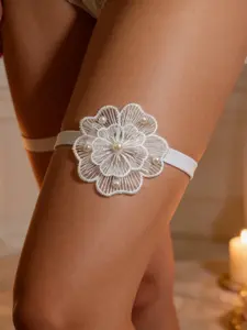 Women's PU Leather Waist Belt, Bow Decor Body Bondage Belt, Thigh High Stocking Holder, Punk Gothic Style Festival Clothing