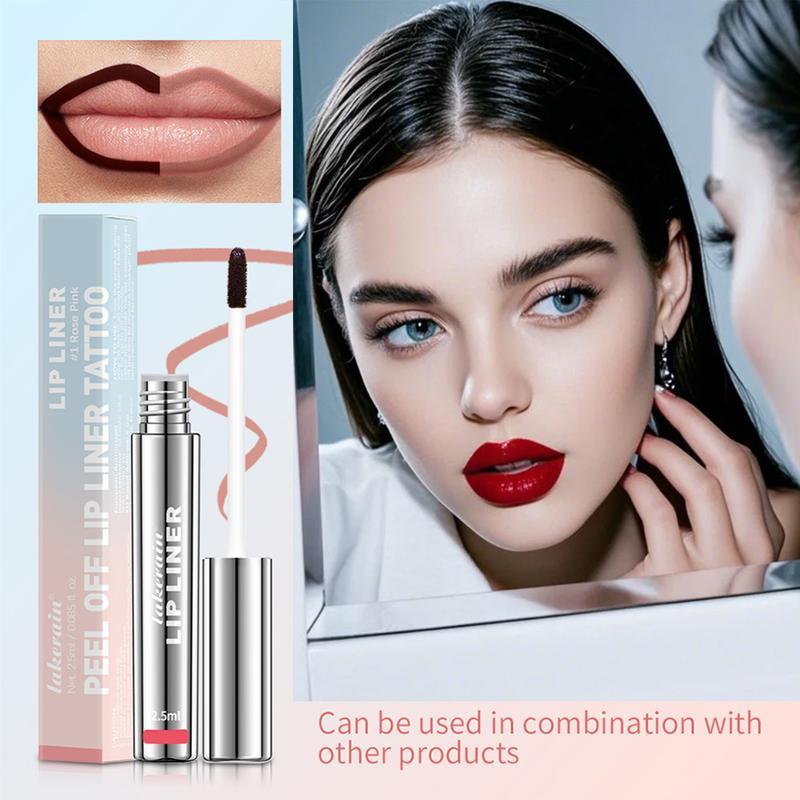Waterproof Long-Lasting Lip Liner Pen Authentic Non-Fading Nude Shade Smudge-Proof Transfer-Proof Matte Lip Pencil for Women All Skin Types