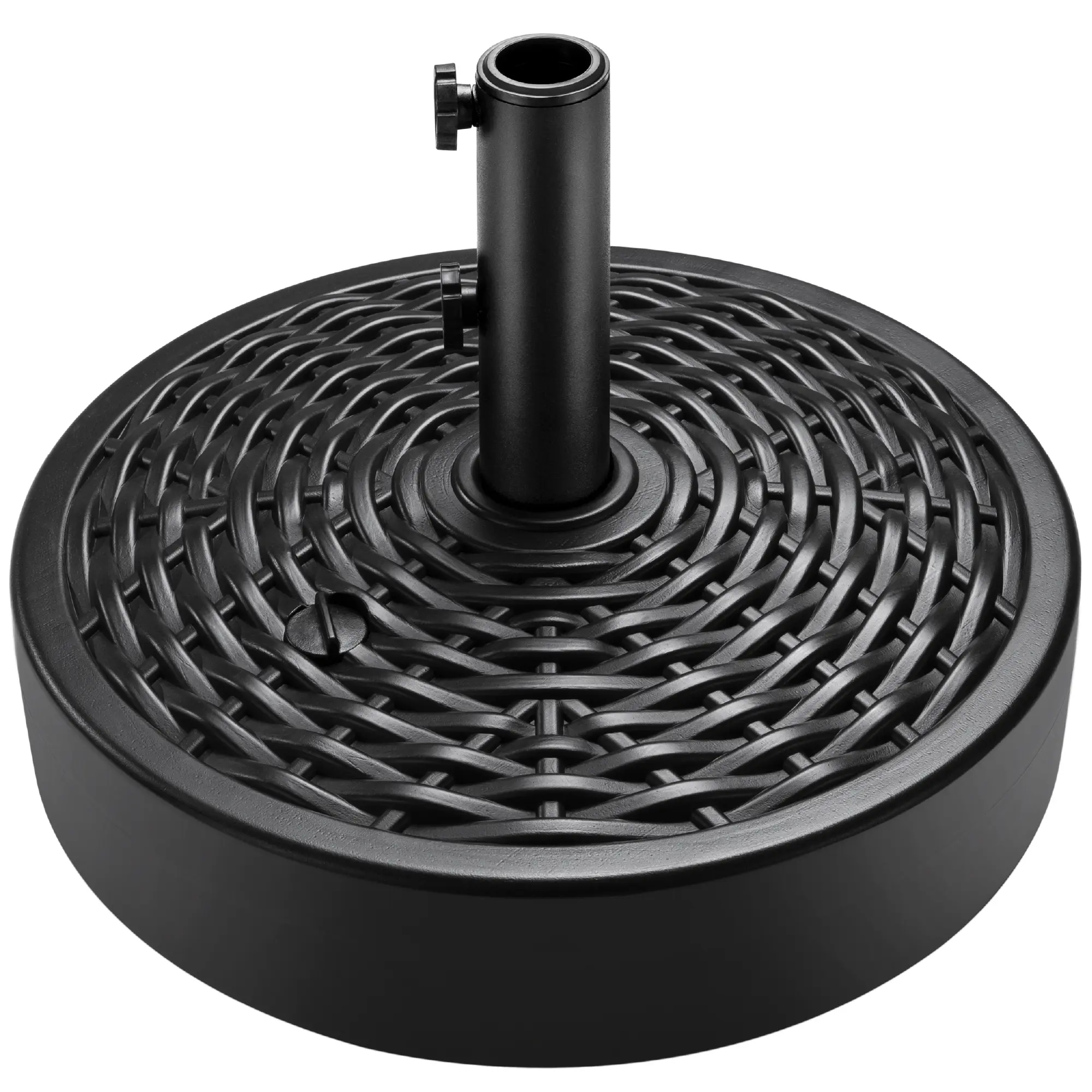 Best Choice Products Fillable Plastic Patio Umbrella Base Stand, Pole Holder w/ 2 Adjustment Knobs