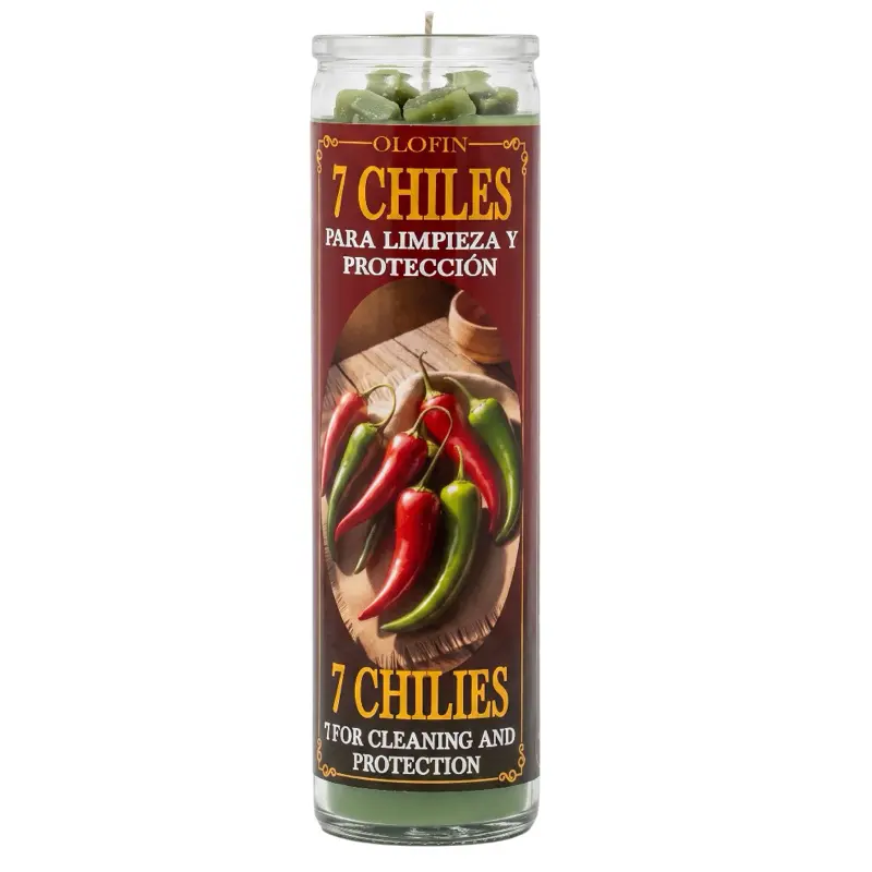 7 Chiles (7 Chiles) Prepared Ritual Candle Perfumed