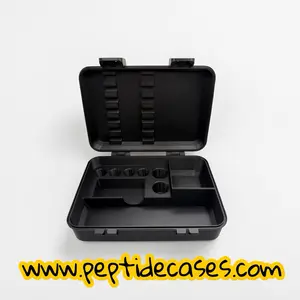 Multi-Vault Peptide Storage Case. Holds multi sizes of vials and accessories