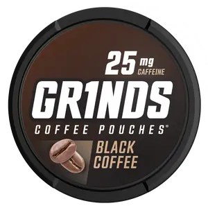 Grinds Coffee Pouches - Black Coffee 25mg