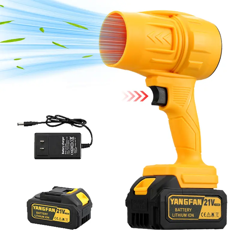 Turbo Jet Blower,Leaf Blower, Violent Turbo Fan, Brushless Pure Copper Motor,Car Drying After Wash, Handheld Snow Blower,Cordless Turbo Power Air Duster,Home Improve,Garden Mainte
