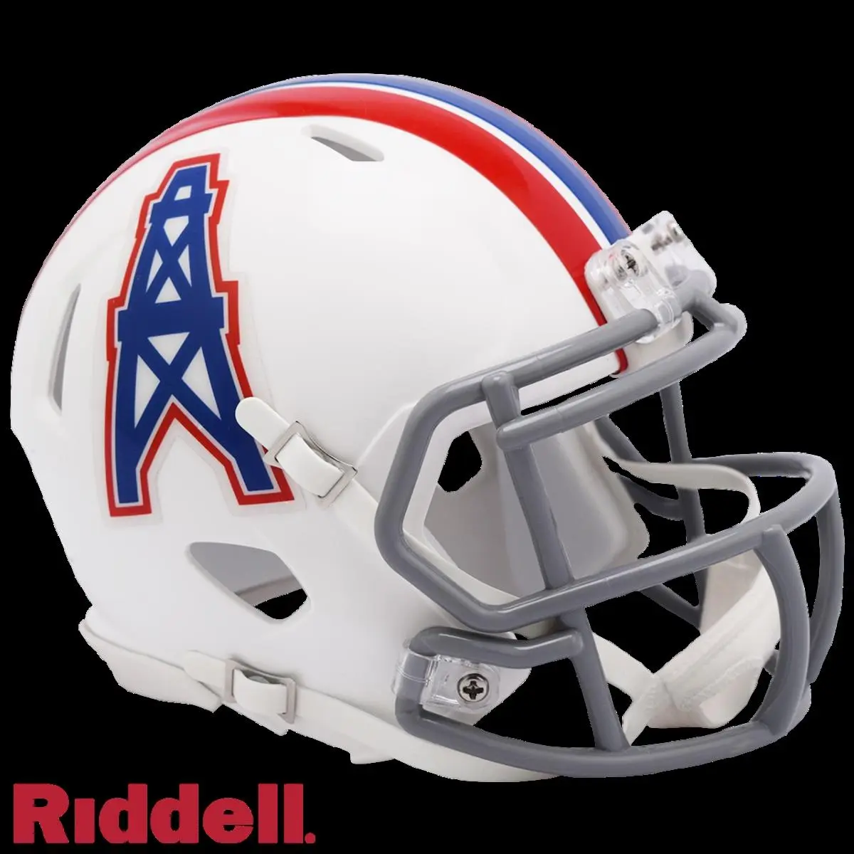 Riddell Collectible Helmet - 1975-1980 Replica Mini Speed Style, Houston Oilers Sports Collectibles Accessory