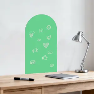 Original Magnetic Wall Decal, Multifunctional Whiteboard & Chalkboard, Ideal for Schools, Homes, Offices, Good Magnetic Attraction