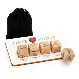 Date Night Dice Game for Couples – Funny Romantic Decision Game for Adults, Portable Gift for Valentine’s Day, Anniversary, Birthday, Him & Her