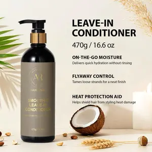 AR Smoothie Leave-In Conditioner 470g On-The-Go Moisture Flyaway Control Heat Protection Aid for Neat Finish