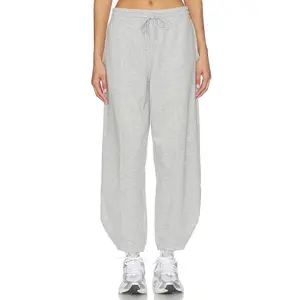 Beyond Yoga Luxefleece Barrel Sweatpant in Light Heather Gray