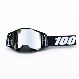 Cycling & Skiing Multi‑functional Goggles 100% Armega Motocross Goggles Ski Snow Helmet Glasses Windproof UV Protection Anti Fog Off Road Motorcycle Riding Snowboard Outdoor Sports Gift