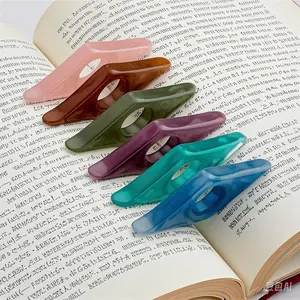 Creative Reading Page Finger Holder, 1/3 Counts Portable Thumb Page Holder, Reading Aid Tool, Book Accessories, Book Mark, Office Stationery & Supplies